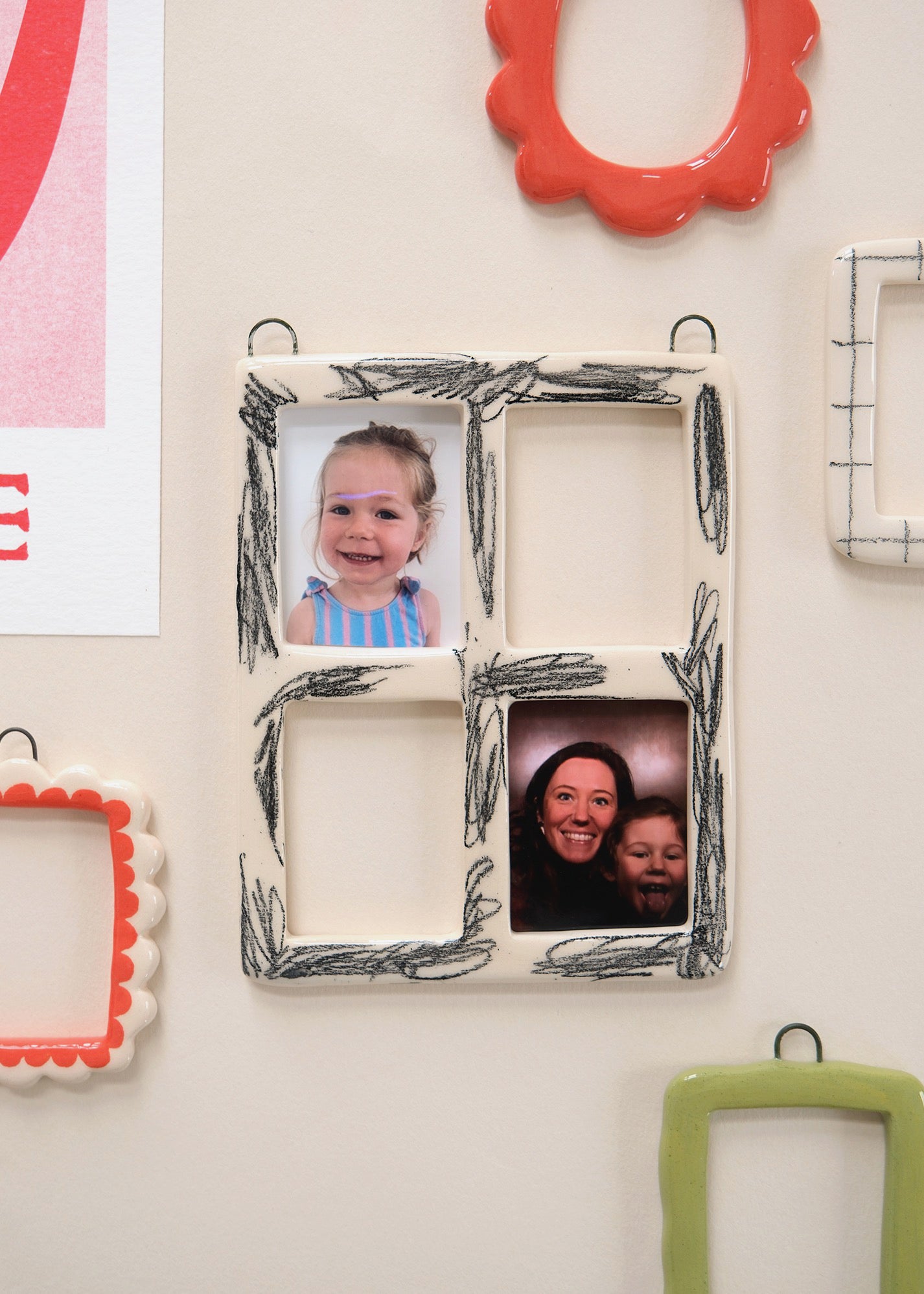 Cadre 4 photos - gribouillis