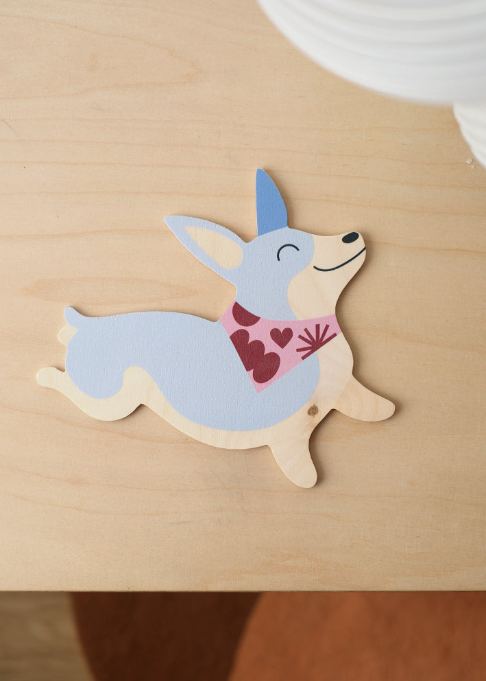 Le corgi - déco murale