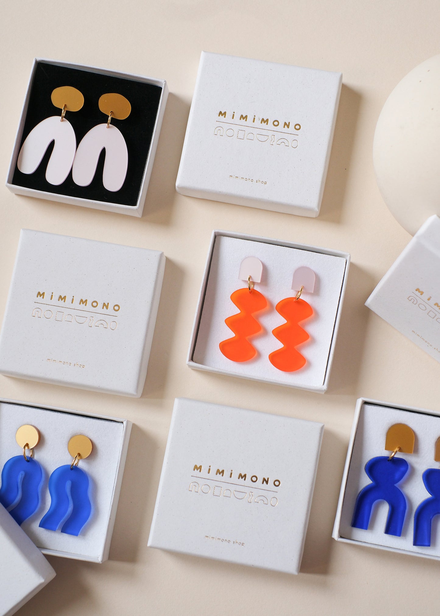 Boucles orange spectrale