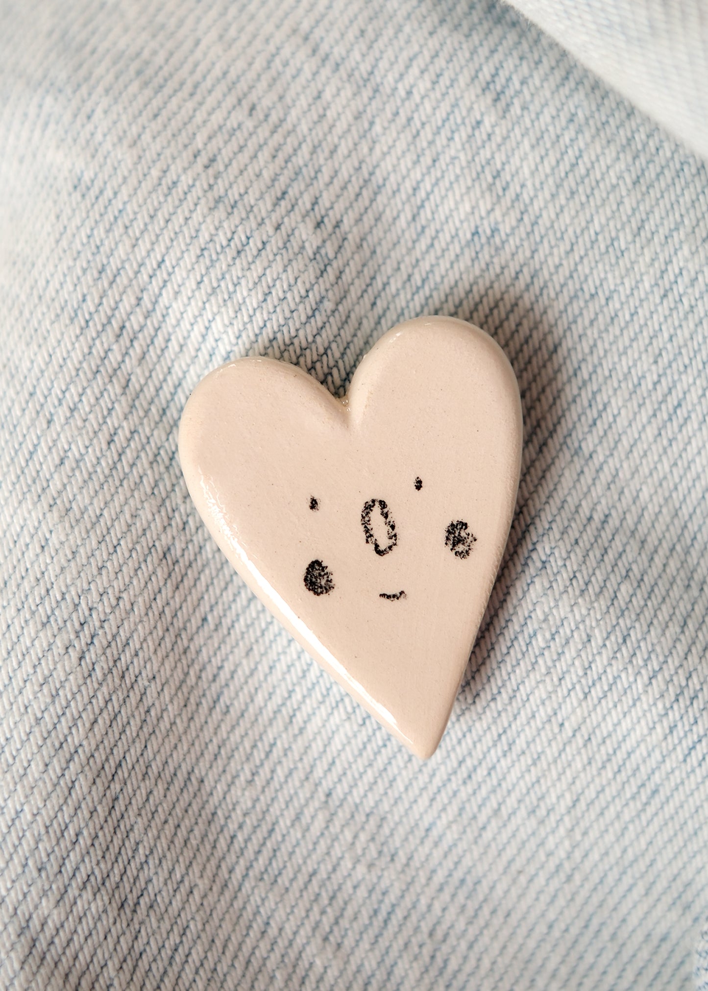 Broche cœur