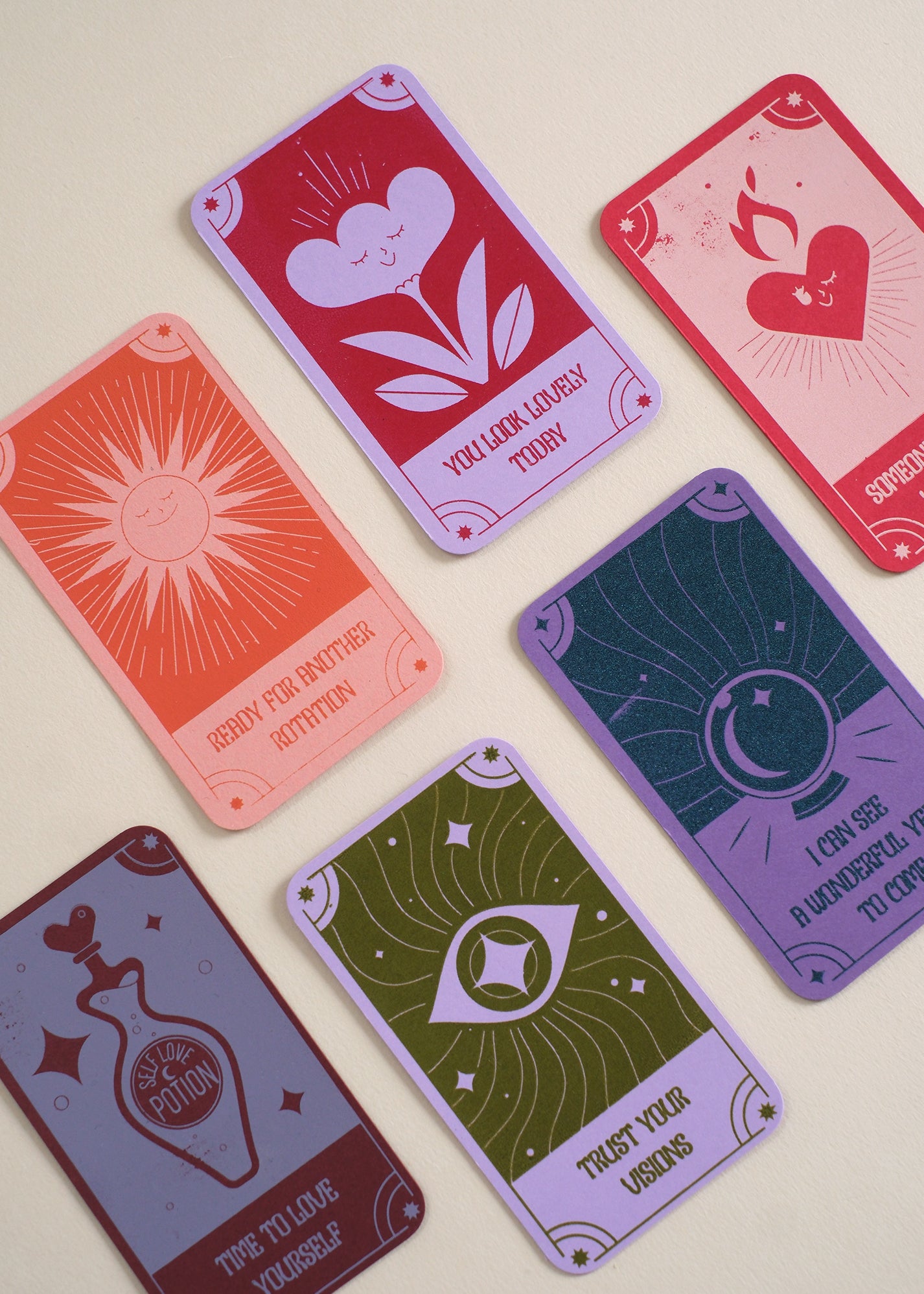 Mini carte présage - Cœur