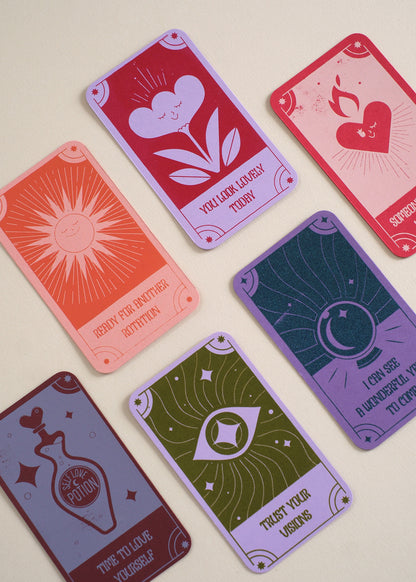 Mini carte présage - Cœur