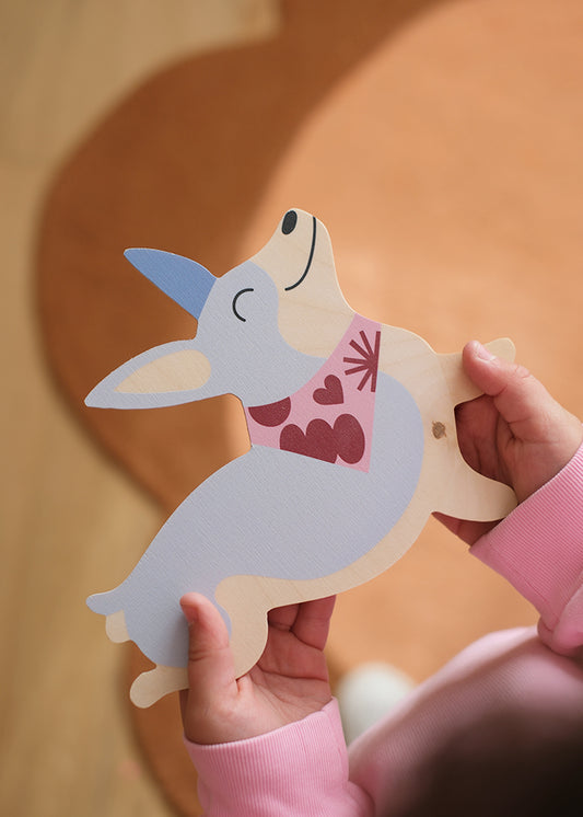 Le corgi - déco murale