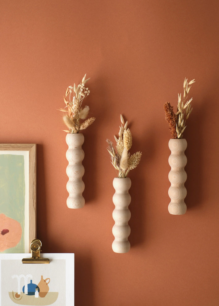 Soliflores muraux arrondis