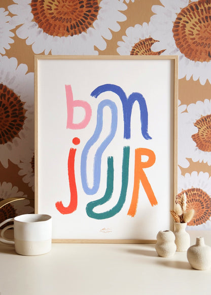 Affiche Bonjour