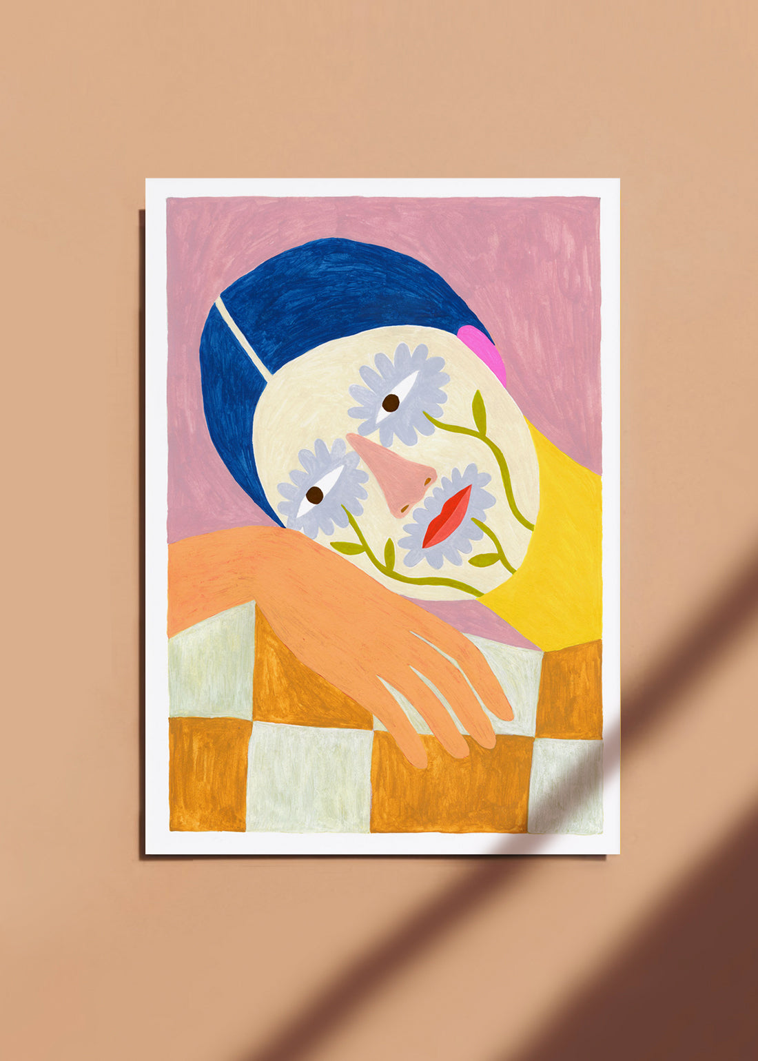 Femme fleurs