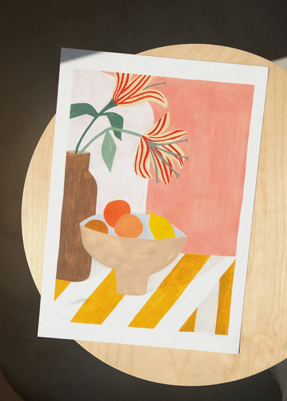 Affiche Lilies still life