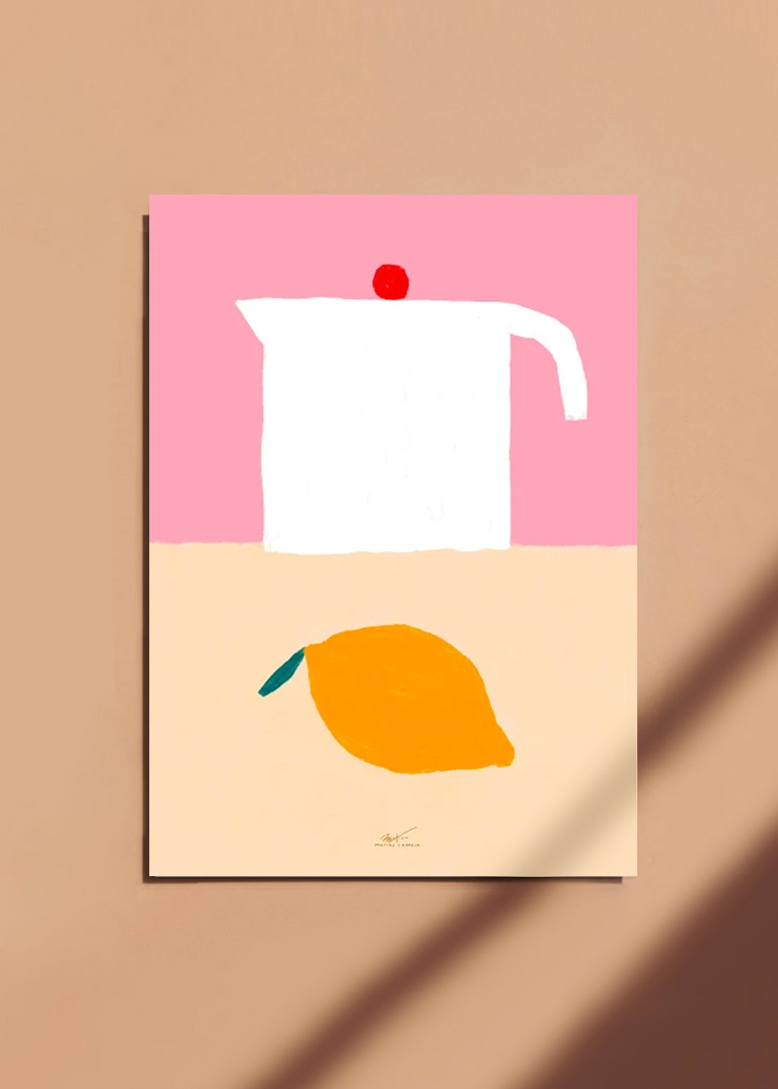 Affiche cruche & citron