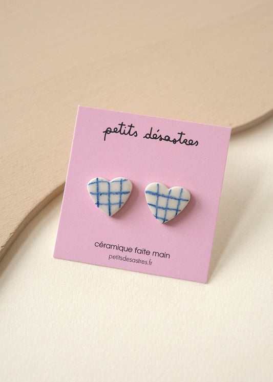 Boucles cœur ligné