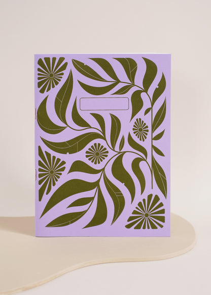 Cahier Flower lover Lila