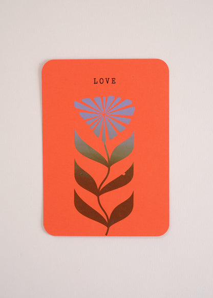 Carte flower lover