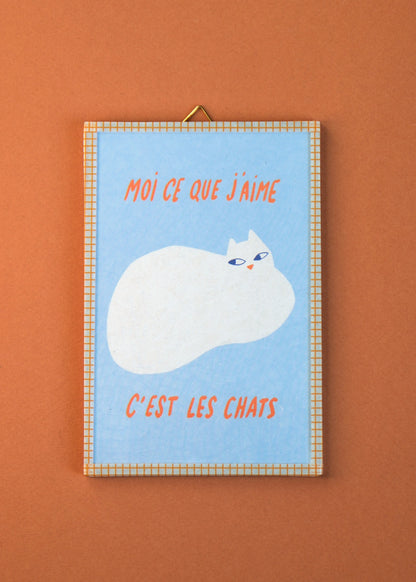 Mini cadre Chat