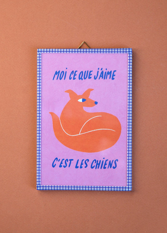 Mini cadre Chiens